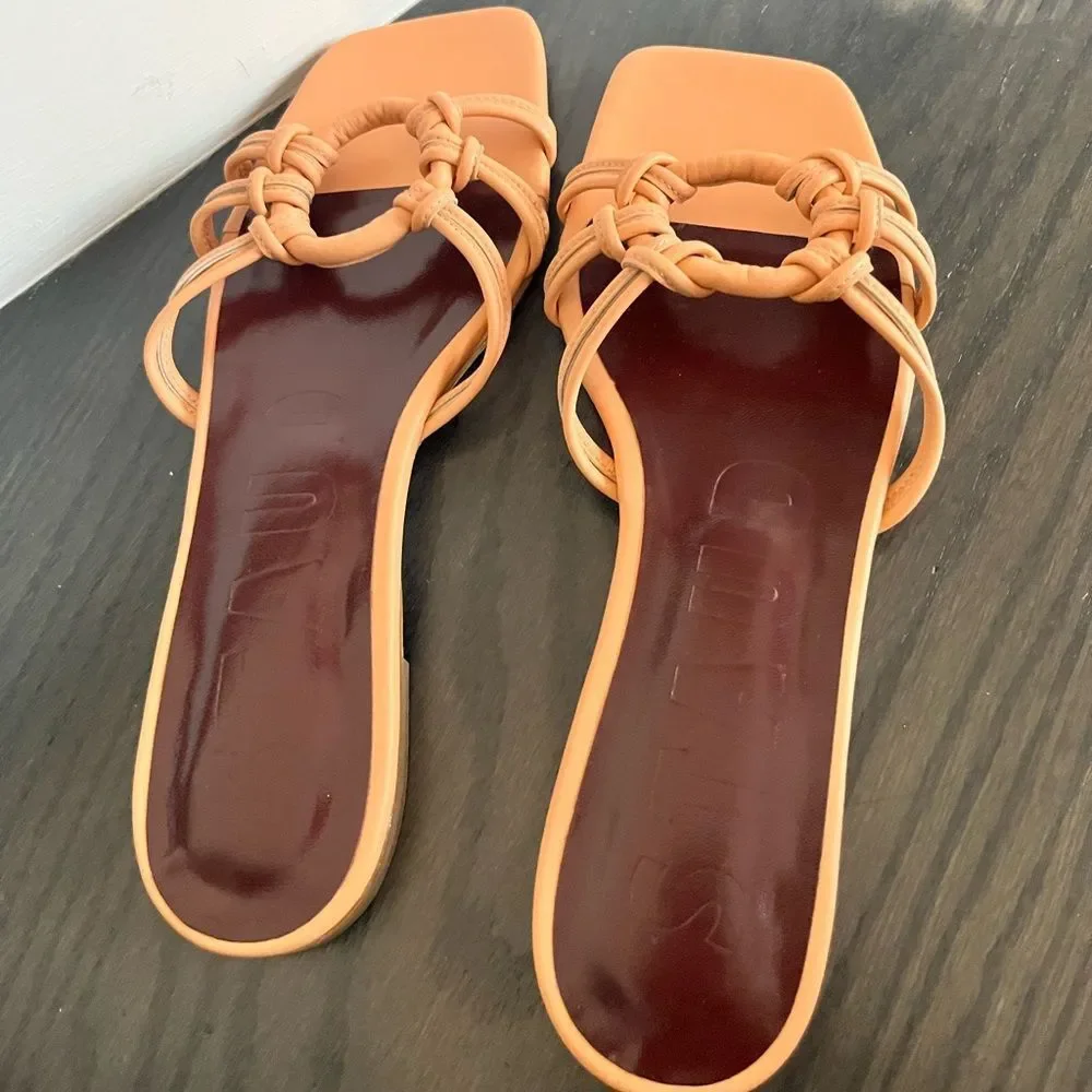 STAUD Adeline Leather Sandals - Picture 3 of 5